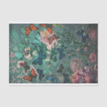  Vlinders & Bloemen Blauw