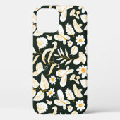 Vlinders & Bloemen: Doodle zomer patroon. Case-Mate iPhone Case (Achterkant)