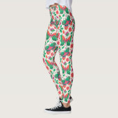 Vlinders, bloemen en bladeren leggings (Links)