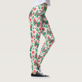 Vlinders, bloemen en bladeren leggings (Rechts)