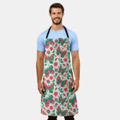 Vlinders, Bloemen en Bladeren Schort (Gedragen)