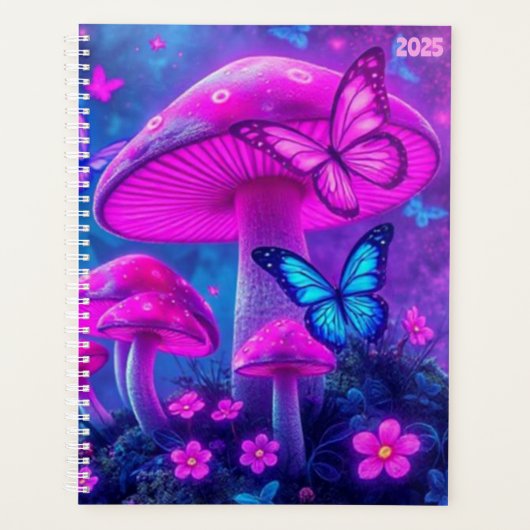 Vlinders, bloemen en paddenstoelen- planner (Voorkant)