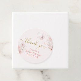 Vlinders Bloemen Favor Tags Bedankjes Labels