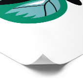 Vlinders Bloemen: Hand getrokken Collectie Poster (Hoek)