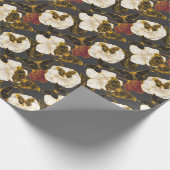 Vlinders & Bloemen: Lente Boho Patroon Cadeaupapier (Hoek)