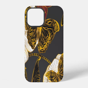 Vlinders & Bloemen: Lente Boho Patroon iPhone 12 Hoesje