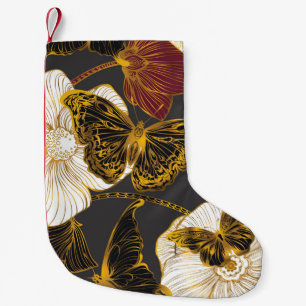 Vlinders & Bloemen: Lente Boho Patroon Kleine Kerstsok