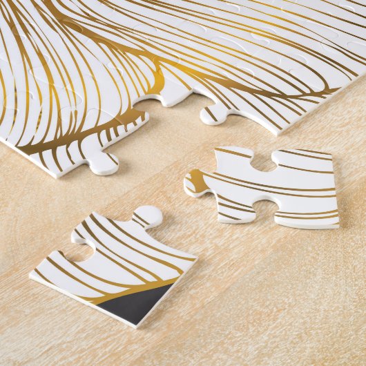 Vlinders & Bloemen: Lente Boho Patroon Legpuzzel (Zijkant)