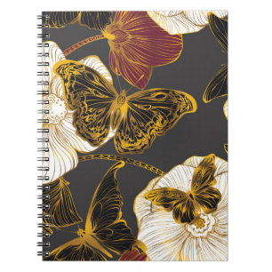 Vlinders & Bloemen: Lente Boho Patroon Notitieboek