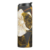 Vlinders & Bloemen: Lente Boho Patroon Thermosbeker (Gedraaid links)