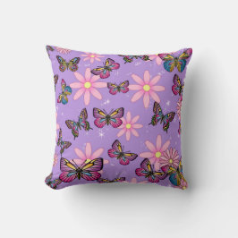 Vlinders & Bloemen Patroon Sierkussen