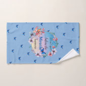 Vlinders & Bloemen Positieve Mindset Quote Bad Handdoek (Handdoek)