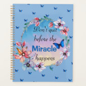 Vlinders & Bloemen Positieve Mindset Quote Planner (Voorkant)