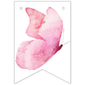 Vlinders Bloemige Bruidsdiner Vlaggetjes (Tweede vlag)