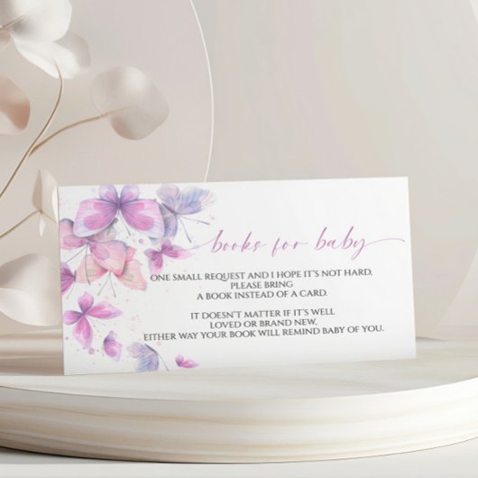 Vlinders Boek voor Baby Enclosure Kaart