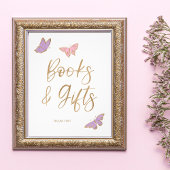  Vlinders Boeken en Geschenken Baby shower Foto Afdruk