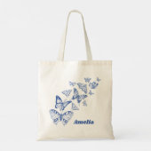 Vlinders  boog zelf liefde tote bag (Achterkant)