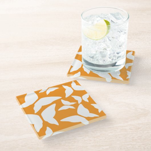 Vlinders Bright Bold Eclectische Keuken Glazen Onderzetter (Schuin)