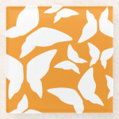 Vlinders Bright Bold Eclectische Keuken Glazen Onderzetter (Voorkant)