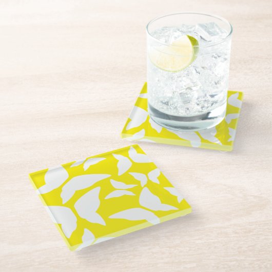 Vlinders Bright Bold Eclectische Keuken Glazen Onderzetter (Schuin)