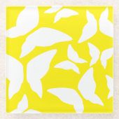 Vlinders Bright Bold Eclectische Keuken Glazen Onderzetter (Voorkant)