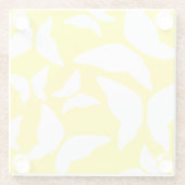 Vlinders Bright Bold Eclectische Keuken Glazen Onderzetter (Achterkant)