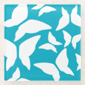 Vlinders Bright Bold Eclectische Keuken Glazen Onderzetter (Voorkant)