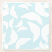 Vlinders Bright Bold Eclectische Keuken Glazen Onderzetter (Achterkant)