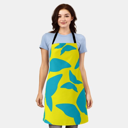 Vlinders Bright Bold Eclectische Keuken Schort (Gedragen)