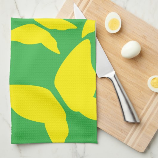 Vlinders Bright Bold Eclectische Keuken Theedoek (Quarter Fold)