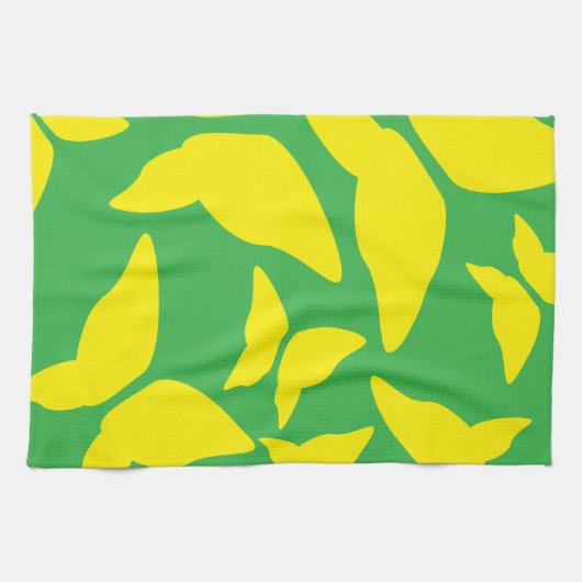 Vlinders Bright Bold Eclectische Keuken Theedoek (Horizontaal)