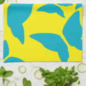 Vlinders Bright Bold Eclectische Keuken Theedoek (Gevouwen)