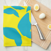 Vlinders Bright Bold Eclectische Keuken Theedoek (Quarter Fold)