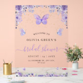 Vlinders Bruidsmeisjesfeest, Bruidsbrunchfeest Acryl Bord (Huwelijk)