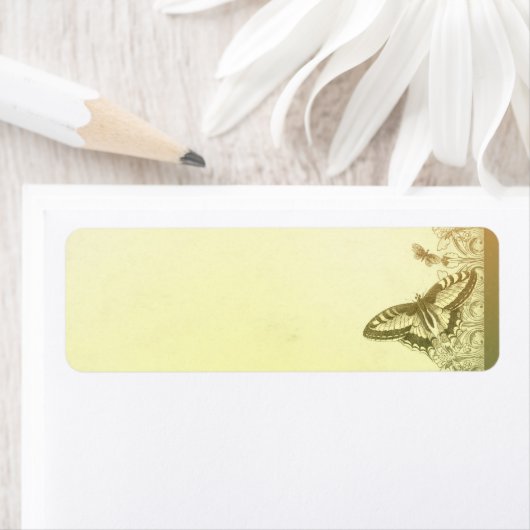  vlinders bruiloft adresetiketten etiket (Insitu)