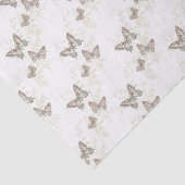 Vlinders bruiloft of gelegenheid cadeau tissuepapi tissuepapier (Detail)