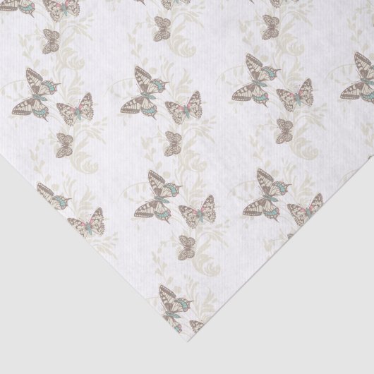 Vlinders bruiloft of gelegenheid cadeau tissuepapi tissuepapier (Detail)