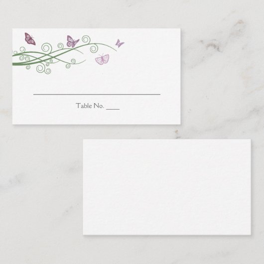 Vlinders bruiloft Plaatskaarten Plaatskaartje (Voorkant / Achterkant)