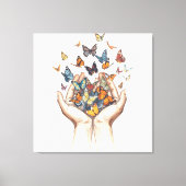 Vlinders Canvas Afdruk (Voorkant)