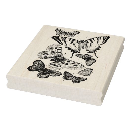  Vlinders Collage Rubber Art Stamp Rubberstempel (Stempel)