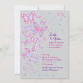 Vlinders (Cool Chic) Uitnodiging (Voorkant)