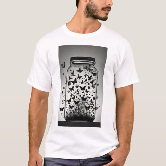 "Vlinders: De gevleugelde wonderen van de Natuur" T-shirt (Voorkant)