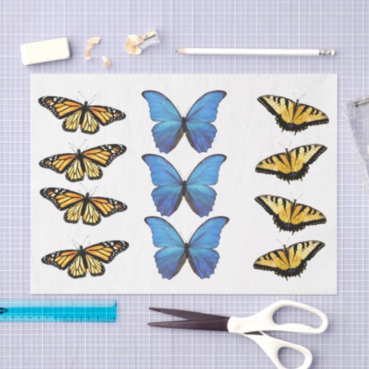 Vlinders - Decoupage Tissue Paper Tissuepapier (Craft)