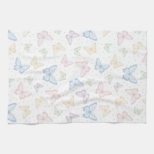 Vlinders Doek Keuken Theedoek (Horizontaal)