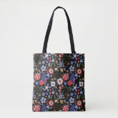Vlinders en Bloemen canvas tassen (Voorkant)