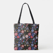 Vlinders en Bloemen canvas tassen (Achterkant)