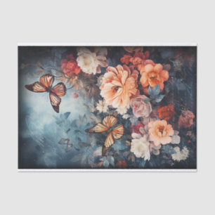 Vlinders en Bloemen Decoupage Tissuepapier