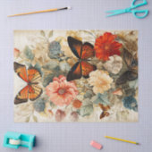  Vlinders en Bloemen Decoupage Tissuepapier (Craft)
