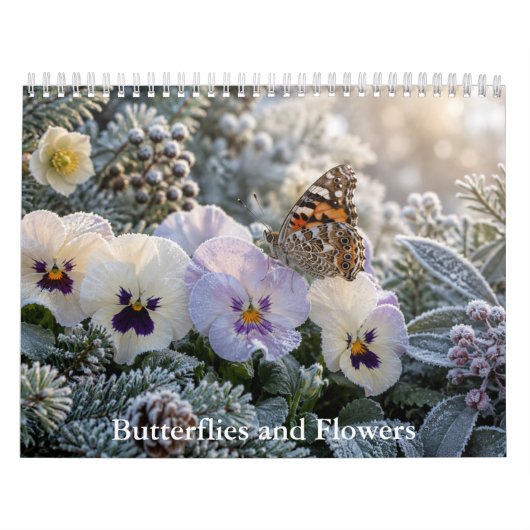 Vlinders en Bloemen Kalender (Hoes)