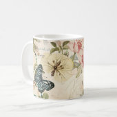  Vlinders en Bloemen Koffiemok (Voorkant links)